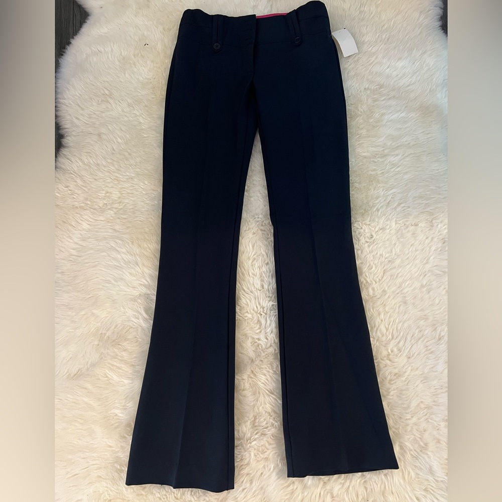NWT - Womens Navy Slim Office Pants - Picture 2 of 3